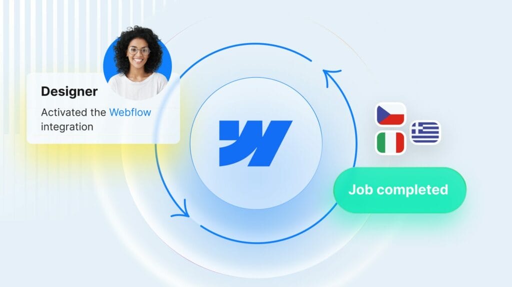 Phrase TMS is now integrated with Webflow. Say goodbye to manual copy and pasting of translations.