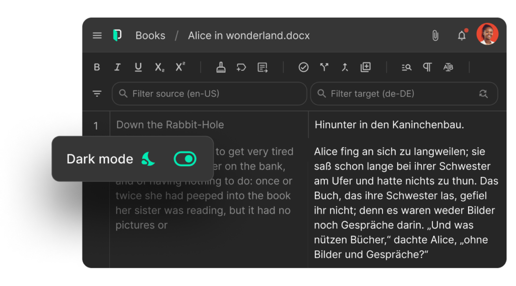 Dark Mode | Phrase